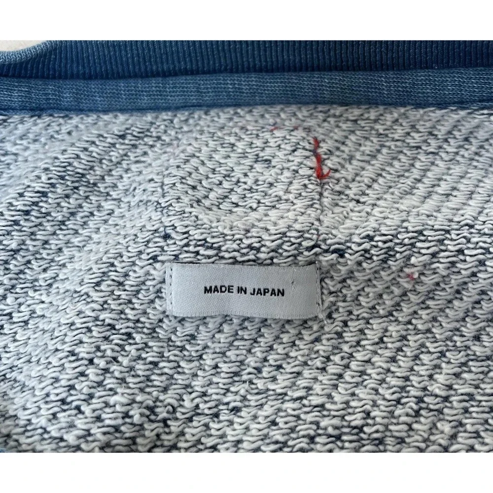 Visvim Indigo Artisan Crewneck Sweatshirt Natural Dye Japan Pullover Size 4 - Picture 13 of 16
